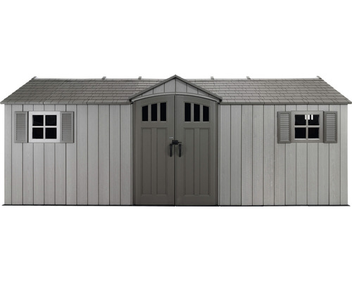 Tuinhuis met dubbele deur en ramen