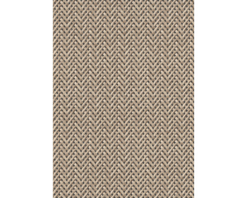 ERISMANN Vliesbehang 10209-02 Code Nature golven beige Gevlochten textuur in visgraatmotief