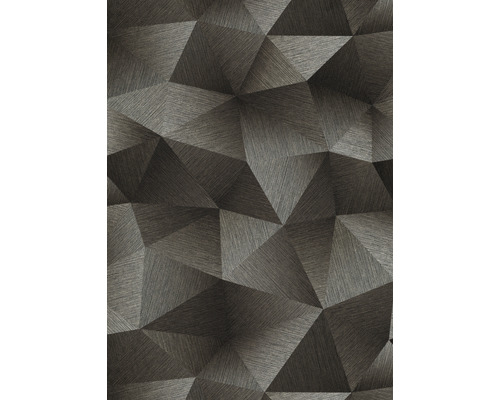 ERISMANN Vliesbehang 10216-15 Fashion for Walls III grafisch zwart Behang met geometrisch driehoekpatroon