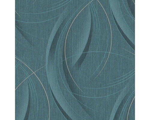 ERISMANN Vliesbehang 10218-19 Fashion for Walls III grafisch blauw Behang met abstract patroon en textiel oppervlak