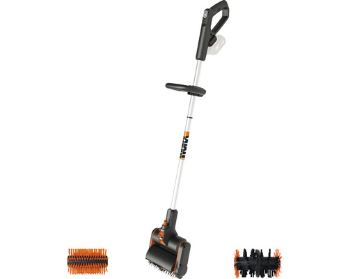Accu terrasreiniger met borstelopzetstuk