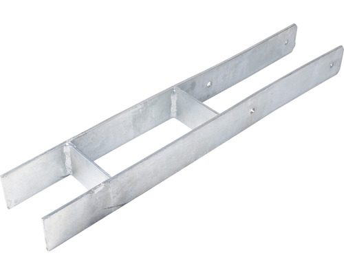 Metalen paalhouder om in beton te storten