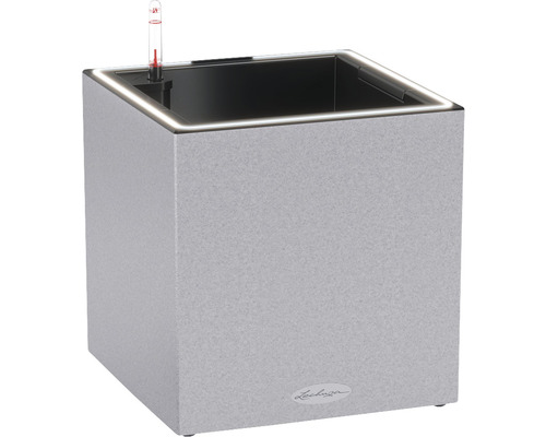 Lechuza Cube plantenbak met irrigatiesysteem en waterniveau-indicator