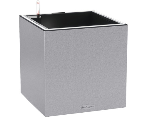 Vierkante plantenbak met irrigatiesysteem en waterniveau-indicator