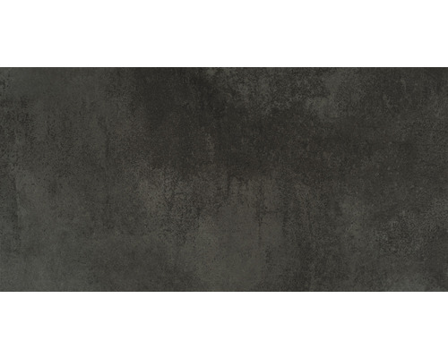 Wand- en vloertegel Manufacture antraciet 80x160 cm gerectificeerd Donkere vloertegel met betonlook