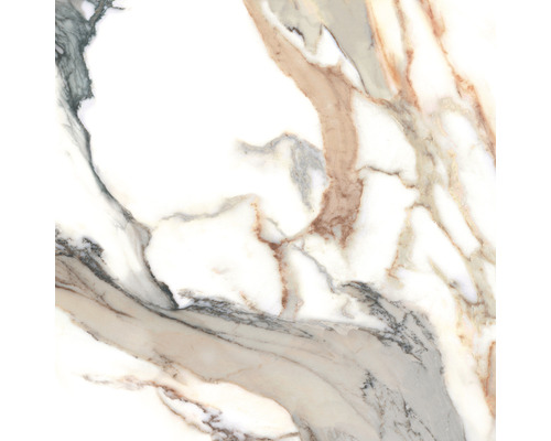 Close-up van een tegel met marmer effect