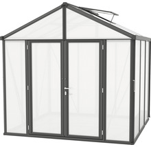 Kas met aluminium frame en dubbele draaideur