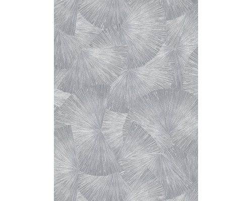 ERISMANN Vliesbehang 10219-29 Fashion for Walls III grafisch zilver Grijs behang met abstract, radiaal patroon