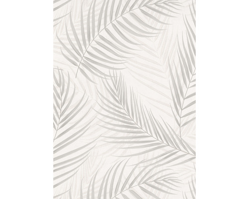 ERISMANN Vliesbehang 10221-37 Fashion for Walls III bladeren crème Behang met palmbladmotief
