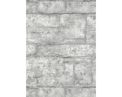 ERISMANN Vliesbehang 10222-31 Fashion for Walls III steenoptiek grijs Behang met steenlook