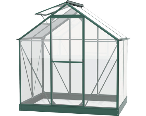 Tuinkas met aluminium frame en dakraam
