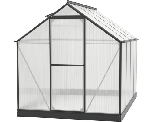 Tuinkas met frame en transparante wanden