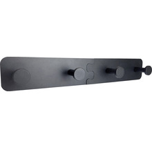 Garderobe met vier haken en puzzelmotief