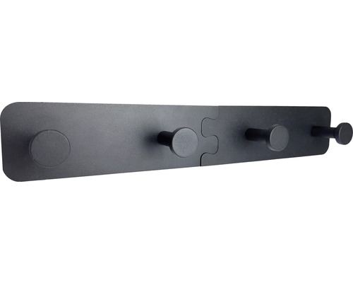 Garderobe met vier haken en puzzelmotief