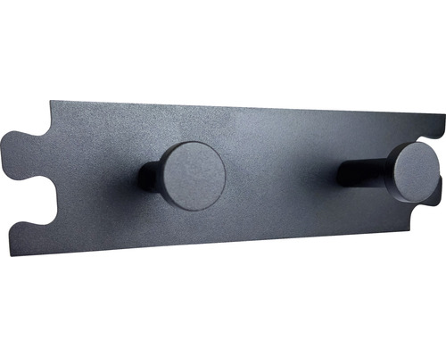 Kapstok met twee haken in puzzeldesign