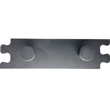 Metalen connector met twee ronde noppen