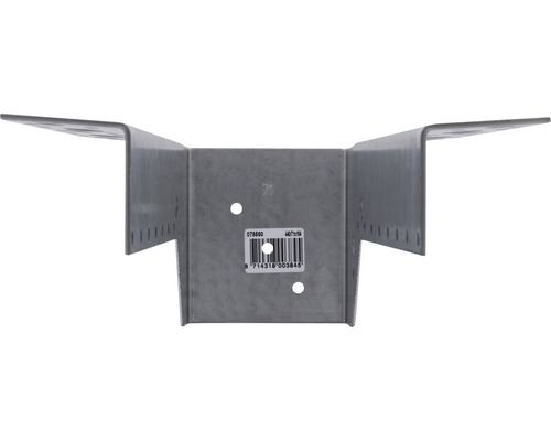 Metalen paalhouder voor het bevestigen van houten palen