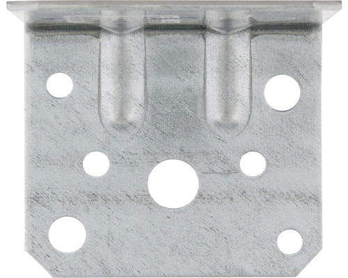 Metalen hoekverbinder met meerdere gaten voor schroeven