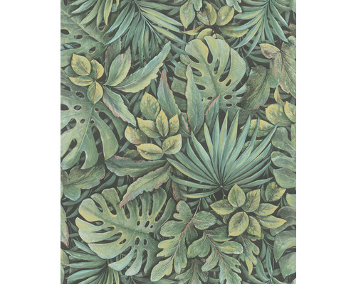 MARBURG Vliesbehang 33304 Botanica bladeren groen Behang met jungle motieven en verschillende tropische bladeren