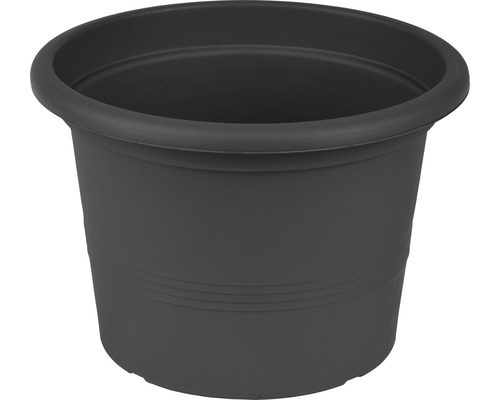 Donkere plantenpot van kunststof