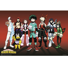 My Hero Academia poster met karakters uit de animatieserie