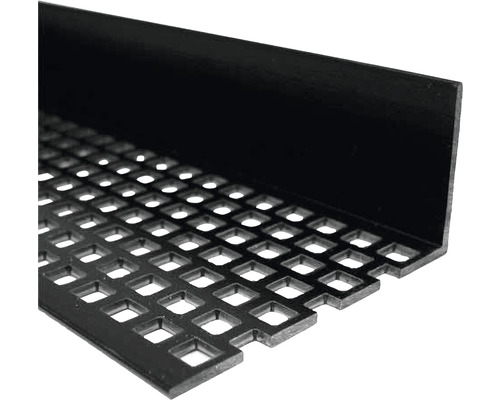 ESCADE Ventilatieprofiel zwart, 20x60x3000mm 2 stuks Geperforeerde hoeklijn voor bouwtoepassing