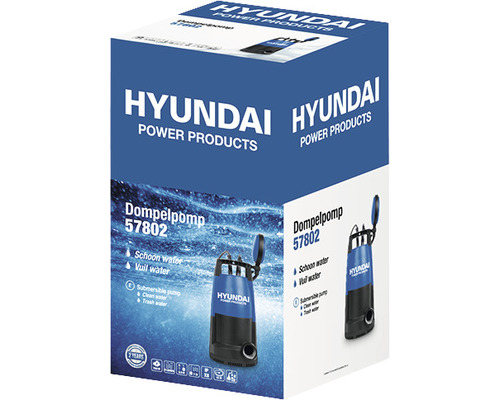 Verpakking van de Hyundai dompelpomp
