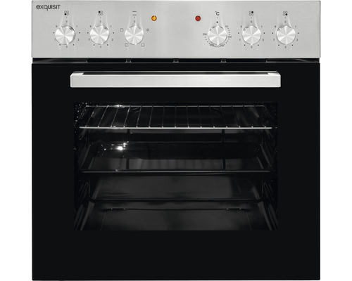 Exquisit oven met draaiknoppen en interieurverlichting.