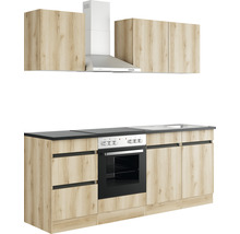 OPTIFIT Keukenblok zonder apparatuur Kaya290 wild eiken mat 210x60 cm
