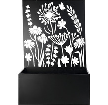 Decoratieve plantenbak met bloemmotief