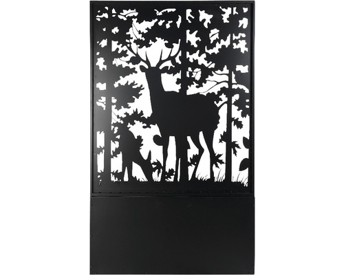 Tuindecoratie met herten- en bosmotief