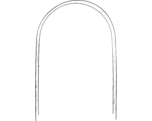 Metalen rozenboog voor de tuin