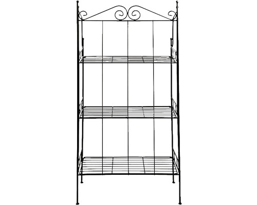 Plantenrek met drie niveaus van metaal