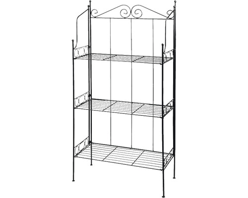 Metalen plantenrek met drie planken