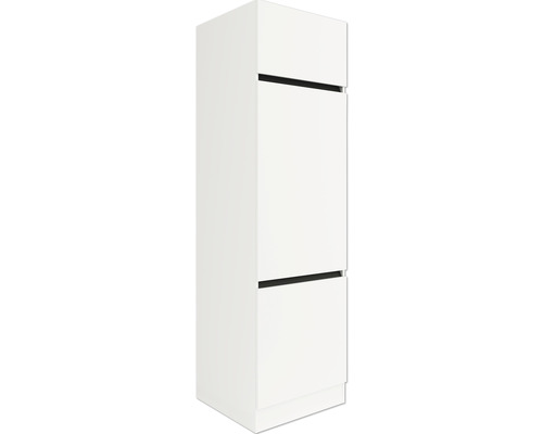 OPTIFIT Koelombouwkast tbv 88 cm inbouwkoelkast Luca932 wit 60x57,1x206,8 cm Witte badkamer hoge kast met twee lades