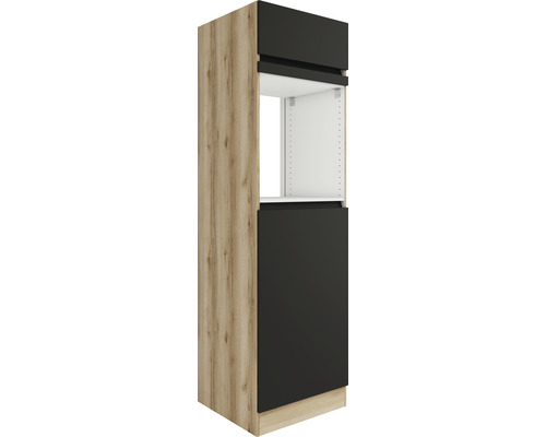 Hoge kast voor inbouwapparatuur met open vak