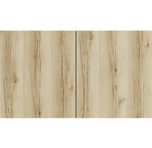 Twee meubelfronten in houtlook