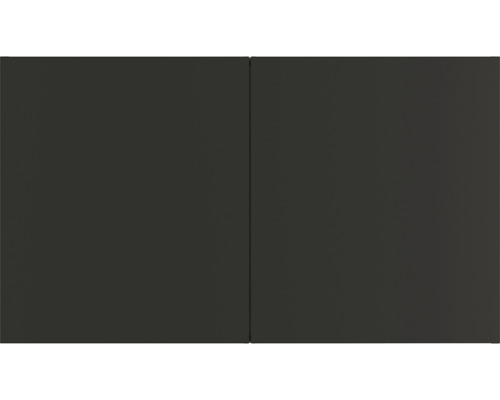 Twee donkere meubelfronten