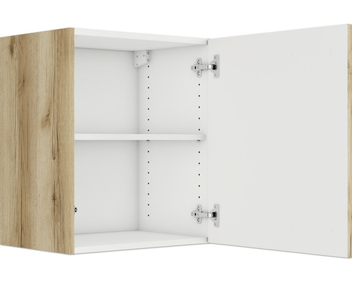 Open hangkast met plank