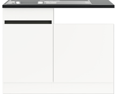 Keukenkast met spoelbak en twee deuren