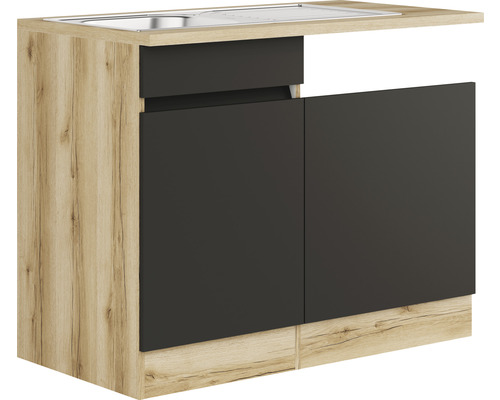 Keuken gootsteen met onderkast en twee deuren