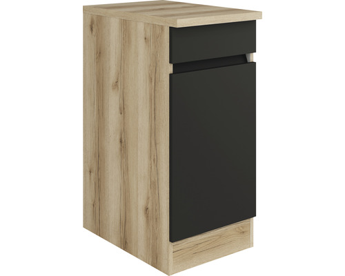 OPTIFIT Onderkast met schuiflade en draaideur Noah420 antraciet 40x60x88 cm