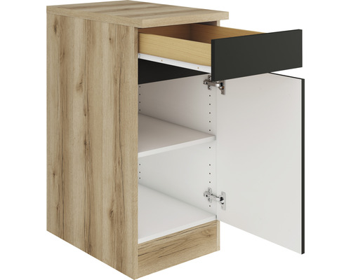 Onderkast met lade, deur en legplanken