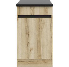 Wastafelonderkast met houtlook en lade