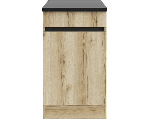 Wastafelonderkast met houtlook en lade