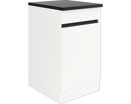 Onderkast met lade en werkblad voor de keuken