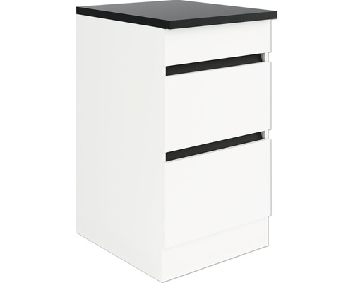 Onderkast met drie laden en werkblad