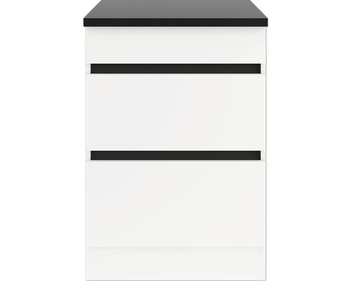 Wastafelonderkast met twee laden