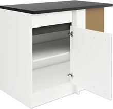 Onderkast met open deur en legplank