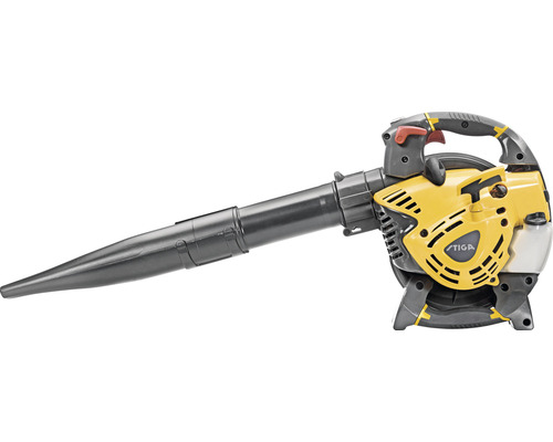 Gele bladblazer van Stiga voor tuinonderhoud